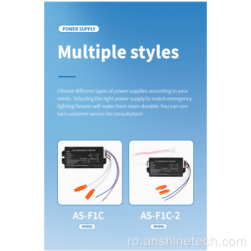 Driver de rezervă LED de urgență